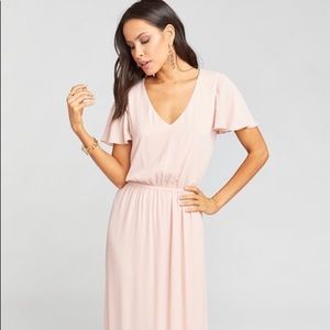 Show Me Your Mumu Michelle Flutter Maxi Dress